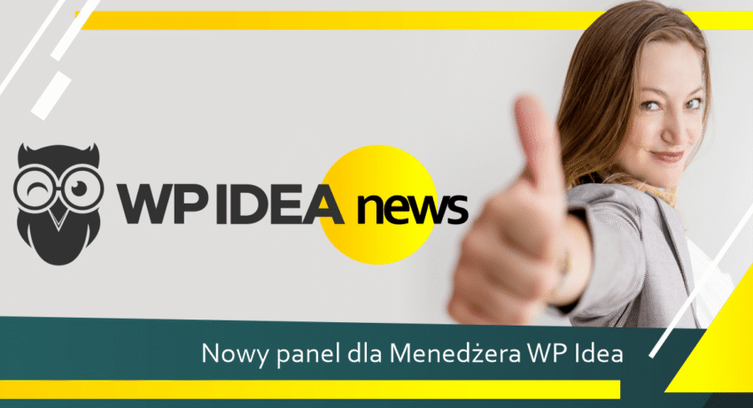 Ilustracja do: Nowy panel dla Menedżera WP Idea