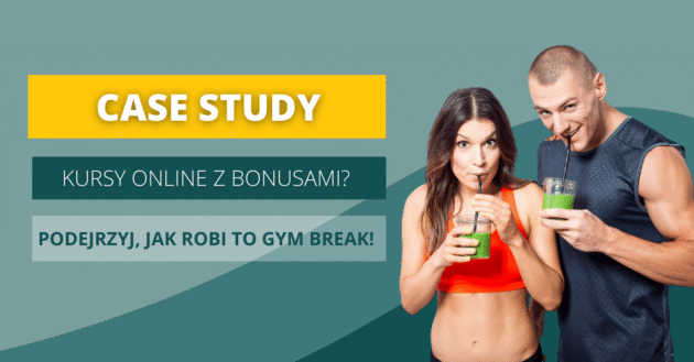 Ilustracja do: [CASE STUDY] Jak sprzedawać kursy wraz z zewnętrznymi bonusami? Podejrzyj, jak robi to Gym Break!