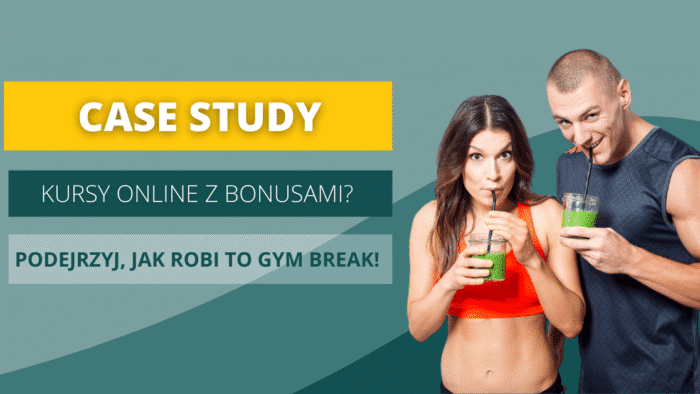 Ilustracja do: [CASE STUDY] Jak sprzedawać kursy wraz z zewnętrznymi bonusami? Podejrzyj, jak robi to Gym Break!
