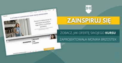 Ilustracja do: [Inspiracje] Zobacz, jak ofertę swojego kursu zaprojektowała Monika Brzostek