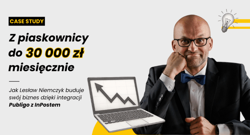 Ilustracja do: Z piaskownicy do 30 000 zł miesięcznie: Jak Lesław Niemczyk rozwija autorskie wydawnictwo z Publigo