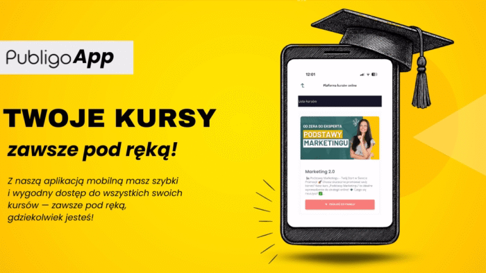 Ilustracja do: Nowa aplikacja mobilna Publigo: Twoje kursy, zawsze pod ręką!